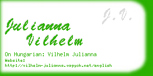 julianna vilhelm business card